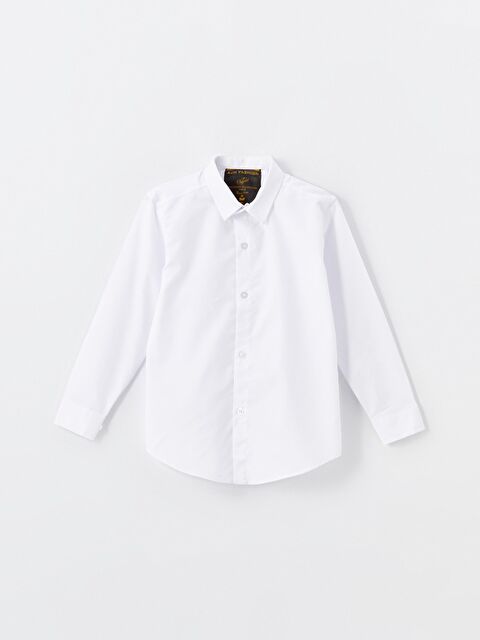 ajn Uzun Kollu Erkek Çocuk Okul Gömleği - S000245499-20063