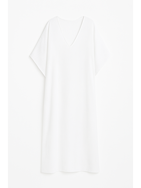 C&City Büyük Beden Pareo Plaj Elbisesi 22330 Beyaz - S000216030-20063