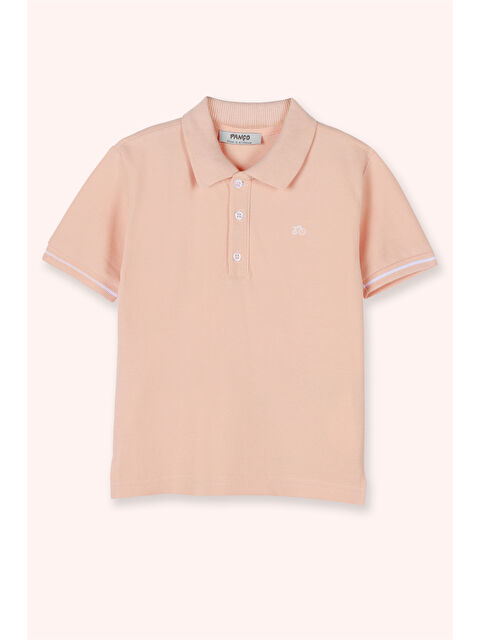 Panço Erkek Bebek Somon Polo Yaka Tişört - S000449035-24085