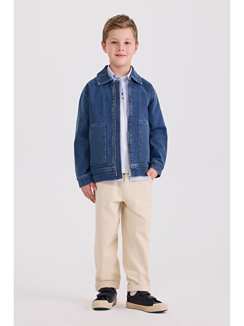 Panço Erkek Çocuk İndigo Ceket - S000525934-23093