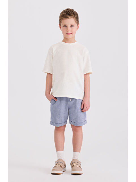 Panço Erkek Çocuk Ekru Tişört - S000524799-19965