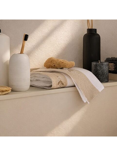 Evidea Soft French Cottage Ruva El Havlusu - Ekru - 30x50 cm - S000475925-19965