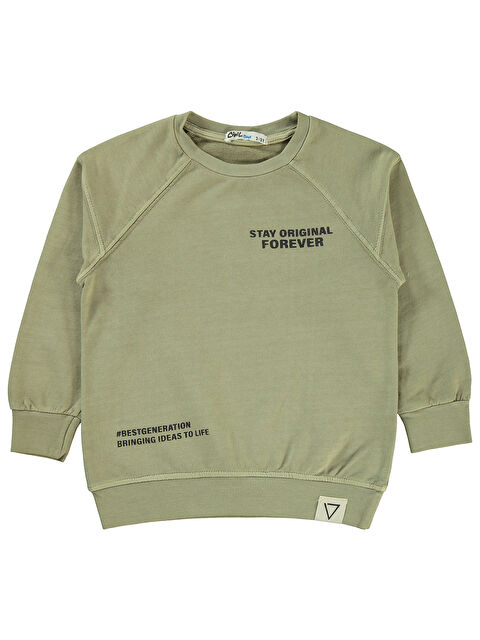 Civil Boys Erkek Çocuk Sweatshirt 2-5 Yaş Taş Rengi - S000362556-25636