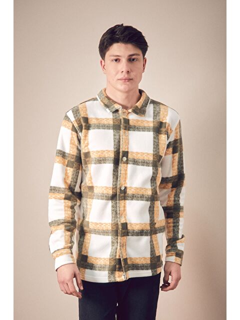 Fullamoda Ekose Desenli Polar Gömlek - S000334735-18547