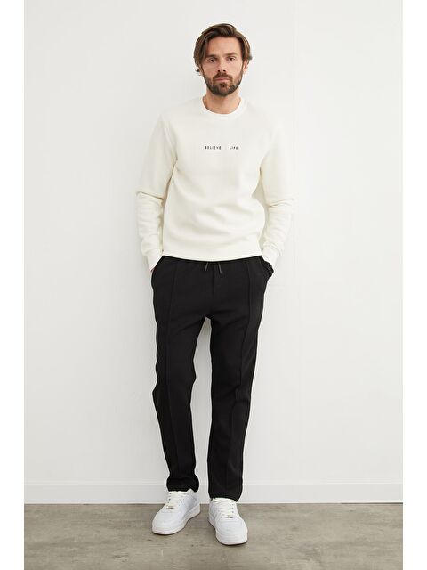 Fullamoda Beli Bağlamalı Çimalı Jogger Pantolon - S000434161-19351