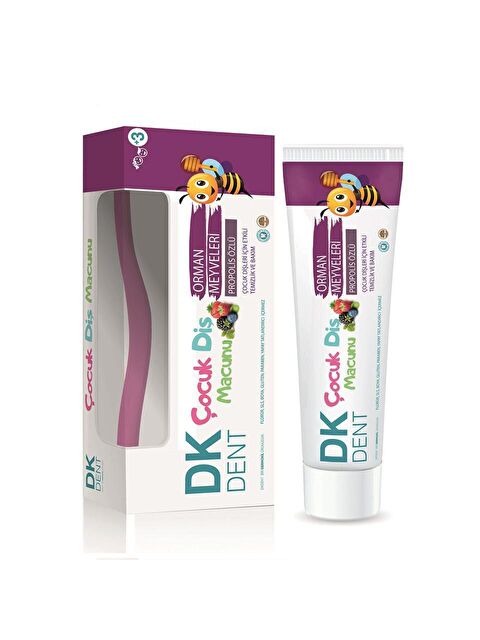 Dermokil Orman Meyveleri Florürsüz Çocuk Diş Macunu 50 ml Diş Fırçası Hediyeli - S000055590-37198