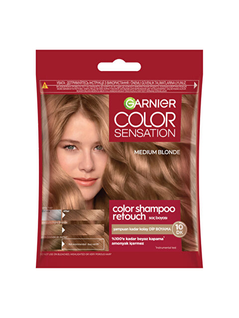 GARNIER Color Shampoo Retouch Şampuan Kolaylığında Dip Boyası, Sarı 7.0 - S000464719-26865