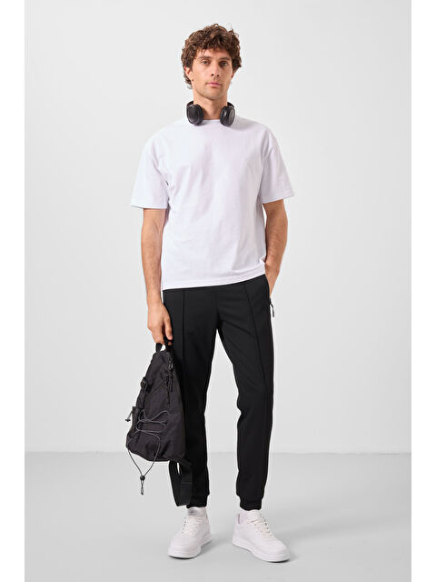 Air Jones Darian Siyah Erkek Jogger Eşofman Altı- 82113 - S000089527-19351