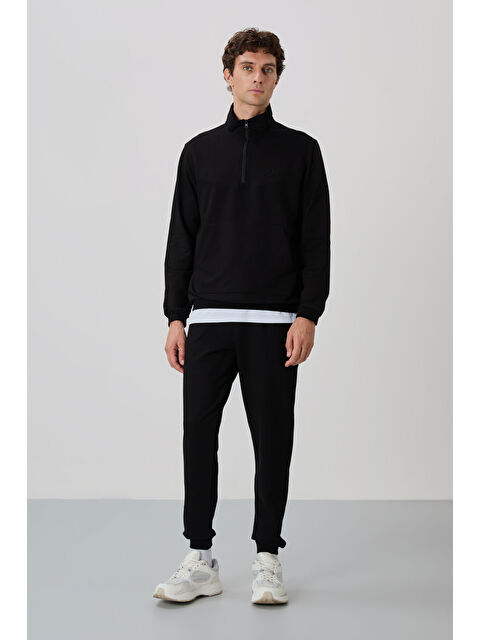 Air Jones Herbert Siyah  Dik Yaka Eşofman Takım - 85233 - S000089504-19351