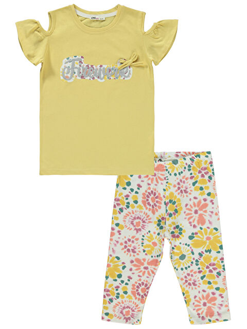 Civil Girls Kız Çocuk Takım 6-9 Yaş Hardal