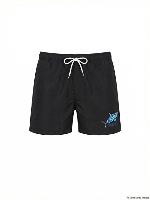 Bad Bear Shark Erkek Siyah Mayoşort