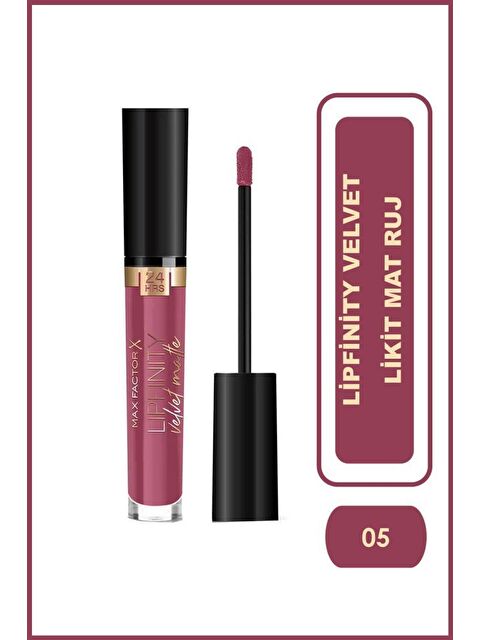 Max Factor Mat Ruj - Lipfinity Velvet Matte Lipstick Rg 005 Matte Merlot 8005610629520 - S000333580-11