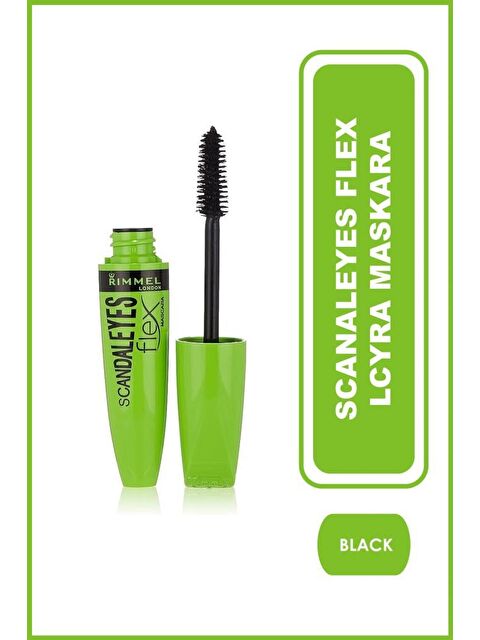 Rimmel London Siyah Maskara - Scandaleyes Flex Lcyra Mascara Black 12 Ml 3607342452169 - S000333228-19351
