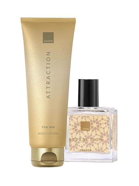 AVON Attraction Kadın Parfüm 30 Ml. ve Vücut Losyonu Paketi - S000189998-10231