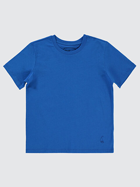 Civil Boys Erkek Çocuk Tişört 6-9 Yaş Saks Mavisi