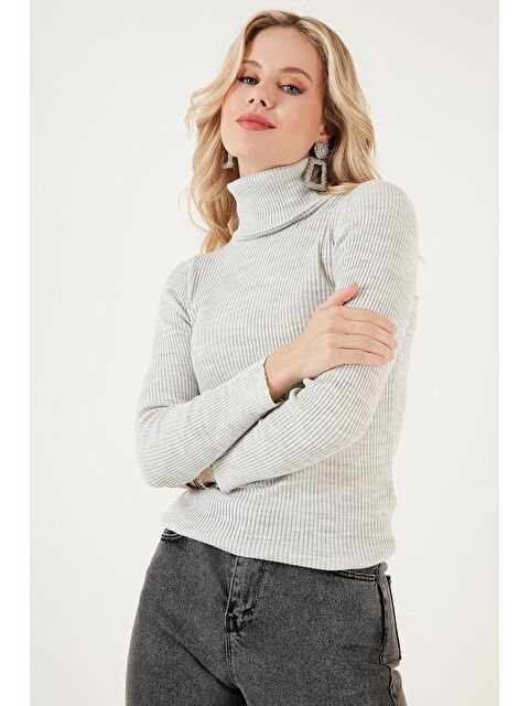 Lela Fitilli Regular Fit Balıkçı Yaka Soft Akrilik Kazak 4614102 - S000000299-19987