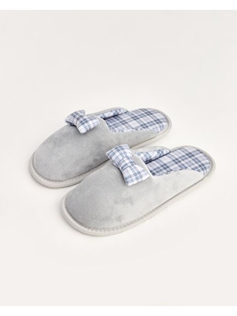 Chirpy PLAID - Kurdeleli Kadın Ev Terliği - S000251898-20600