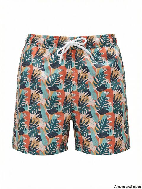 Bad Bear Monstera Erkek Bej Mayoşort