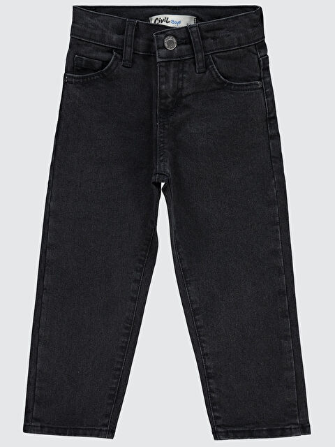 Civil Boys Erkek Çocuk Jean Pantolon 2-5 Yaş Füme - S000198671-33408