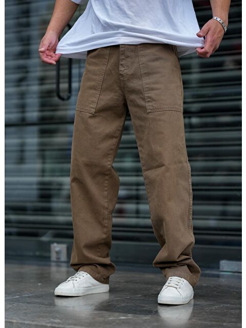 Tarz Cool Baggy Bol Kesim Erkek Pantolon - S000281188-19413