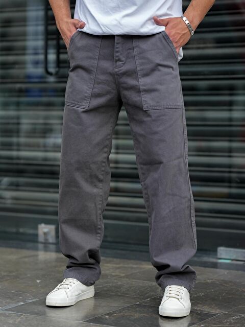Tarz Cool Baggy Bol Kesim Erkek Pantolon - S000281188-33408