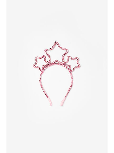 Le Mabelle Pembe Pullu Yıldızlı Kız Çocuk Taç - S000265152-20024