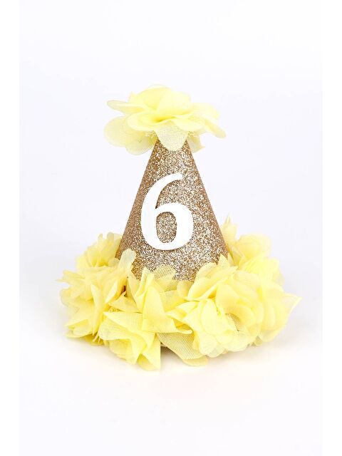 Le Mabelle Sarı 6 Yaş Huni Doğum Günü Klips Toka - S000383978-20072