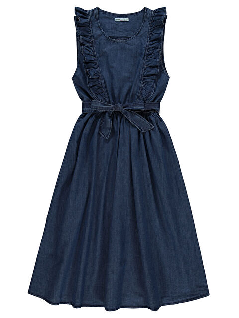 Civil Girls Kız Çocuk Elbise 10-13 Yaş Mavi