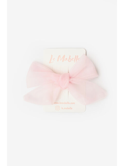 Le Mabelle Pembe Bağlama Tül Fiyonk Kız Çocuk Klips Toka - S000371882-20024