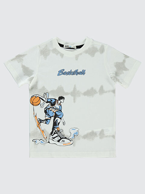 Civil Boys Erkek Çocuk Tişört 2-5 Yaş Ekru - S000222199-19965