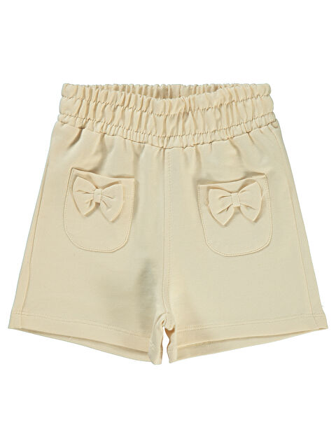 Civil Girls Kız Çocuk Şort 2-5 Yaş Bej