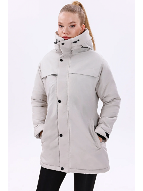 Freemen Kadın Kürklü Su Ve Rüzgar Geçirmez Kapüşonlu Kışlık Mont & Kaban & Parka - S000459490-25636