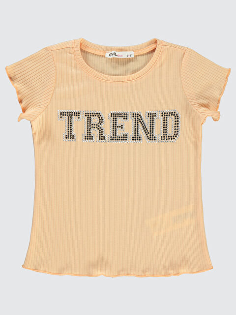 Civil Girls Kız Çocuk Tişört 2-5 Yaş Yumuşak Şeftali - S000199669-17605