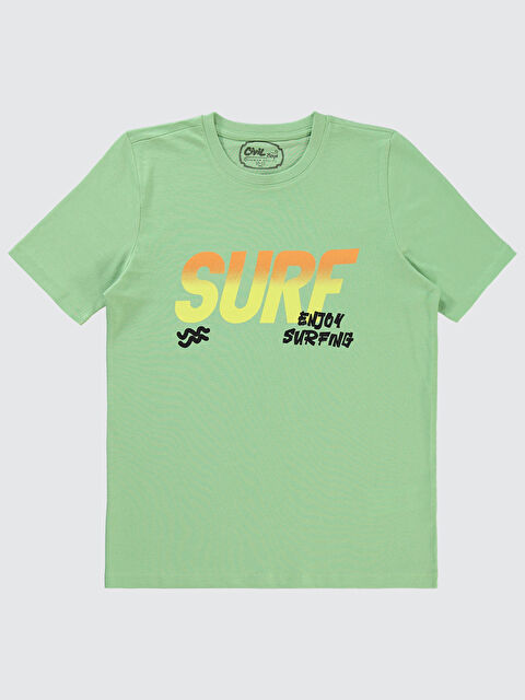 Civil Boys Erkek Çocuk Tişört 10-13 Yaş Açık Yeşil