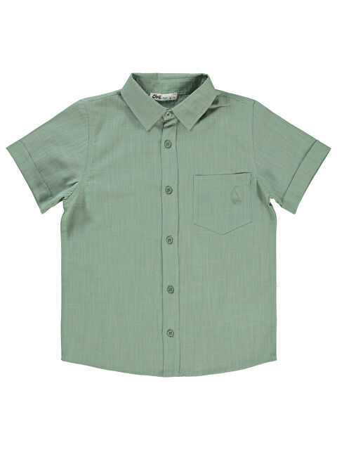 Civil Boys Erkek Çocuk Gömlek 6-9 Yaş Soft Haki