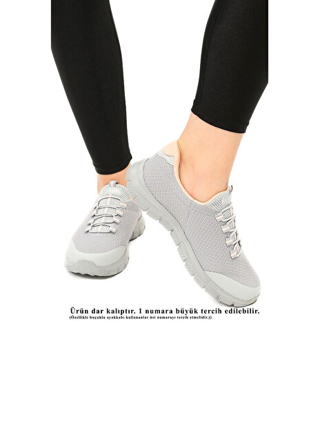 Walkway DAR KALIP Buz Pembe Fileli Hafif Esnek Kadın Spor Ayakkabı Flexible G - S000025752-37284