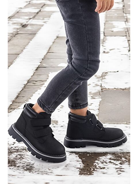 Kiko Kids Cırtlı Erkek Çocuk Bot Ayakkabı Arz 3340 - S000075820-14430