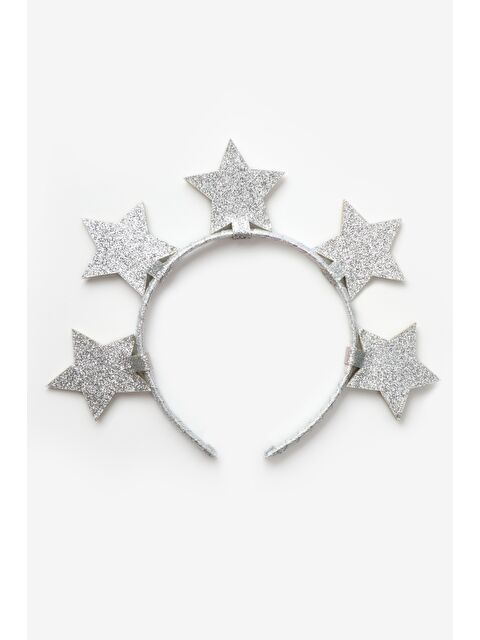 Le Mabelle Gümüş 5'li Yıldız Figürlü Kız Çocuk Taç - S000306960-18105