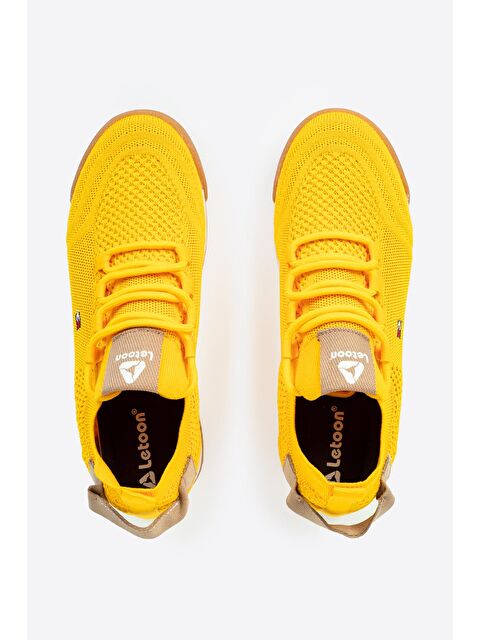 Letoon Yuvarlak Burunlu Bağcıklı Triko Detaylı Erkek Günlük Spor Ayakkabı - S000215229-20072