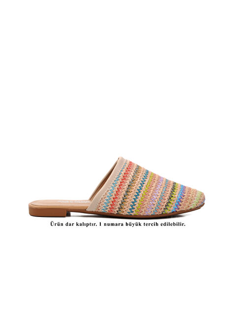 Ayakmod Renkli Kadın Terlik 335168 Z - S000193129-27074