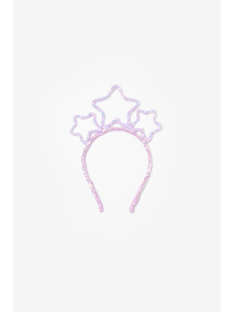 Le Mabelle Lila Pullu Yıldızlı Kız Çocuk Taç - S000265160-17878