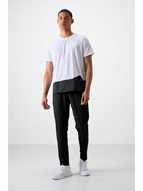 Tommylife Siyah Polyester İnce Yumuşak Comfort Fit Erkek Eşofman Alt - 82119 - S000197496-19351