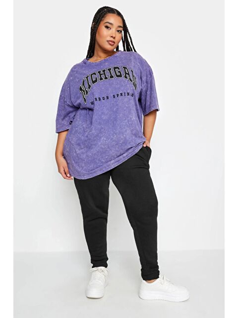 Stil Diva Büyük Beden Beli Ve Paçası Lastikli Dar Paça Jogger Eşofman Altı 302754 - S000136814-19351