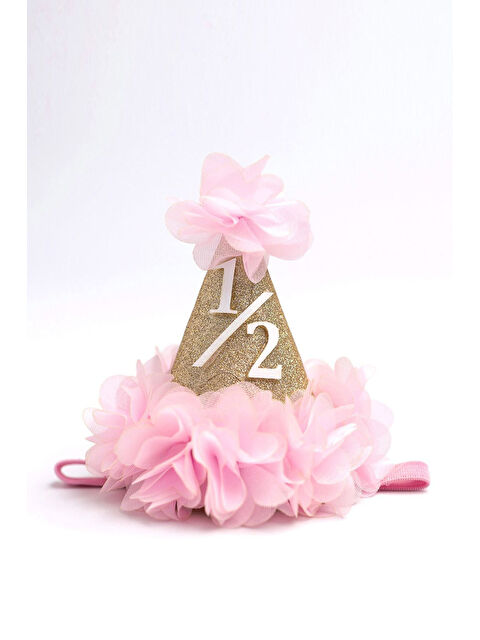 Le Mabelle Pembe 1/2 Yaş Huni Bebek Taç - S000383920-20024