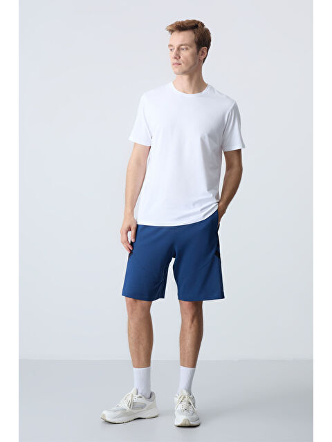 Tommylife Parlament Pamuklu Kalın Yumuşak Dokulu Standart Fit Basic Erkek Şort  - 81281 - S000231621-29672