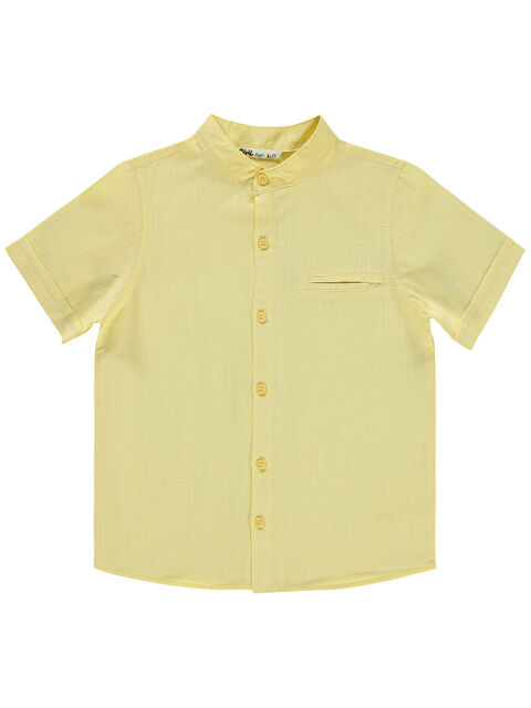 Civil Boys Erkek Çocuk Gömlek 6-9 Yaş Açık Sarı - S000198713-20065