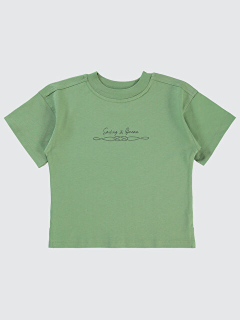 Civil Boys Erkek Çocuk Tişört 2-5 Yaş Açık Haki - S000198242-17354