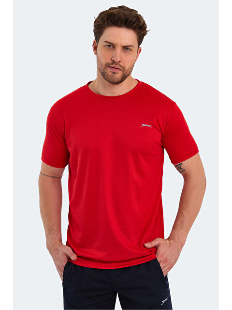 SLAZENGER REPUBLIC Erkek Tişört Kırmızı