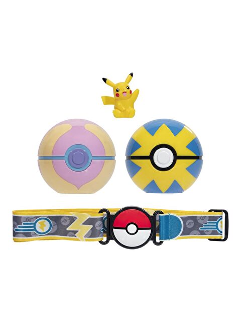 Pokemon Clip 'N' Go PokeBall Kemer ve Figür Seti PKW4165 - S000487589-10231