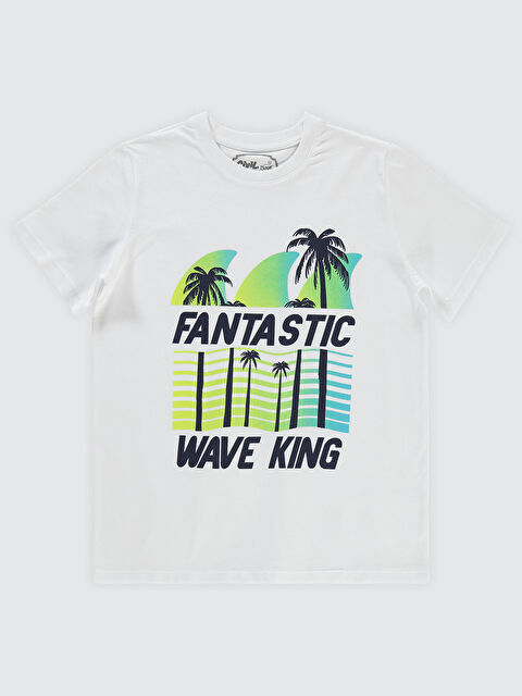 Civil Boys Erkek Çocuk Tişört 10-13 Yaş Beyaz - S000198698-20063